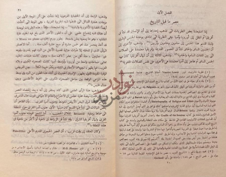 فصل كتاب الدولة العربية الكبرى الفصل الأول