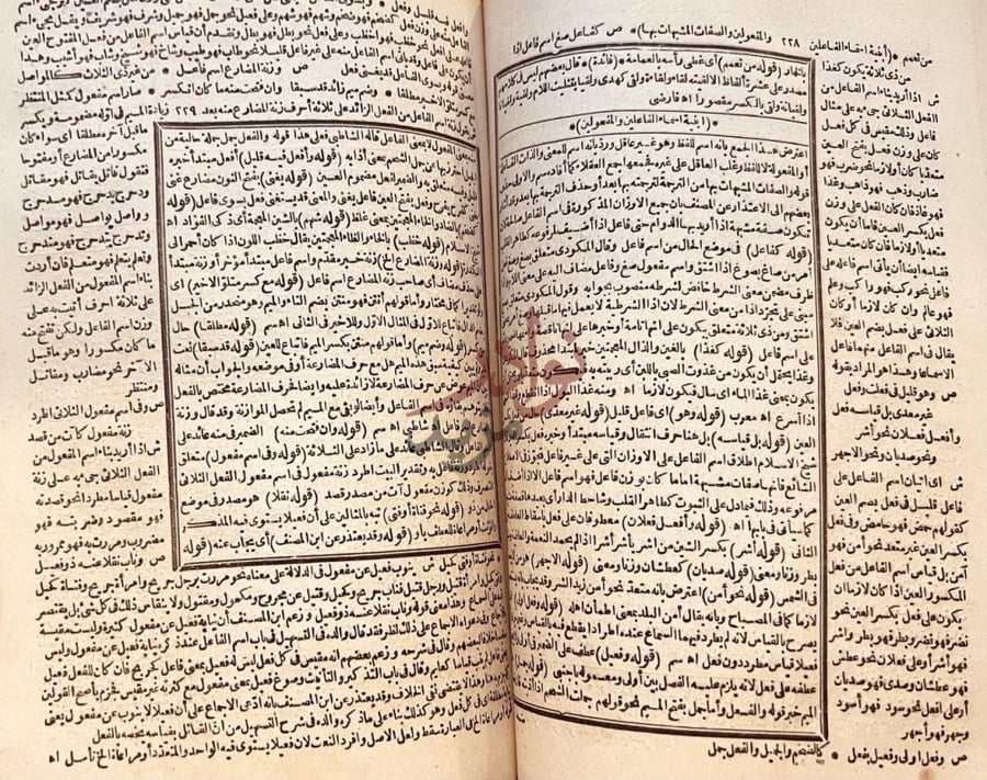 صفحة داخلية كتاب حاشية السجاعي على شرح ابن عقيل على متن