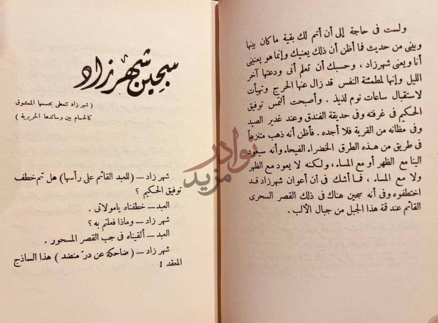 صفحة داخلية كتاب القصر المسحور س م ر شهرزاد