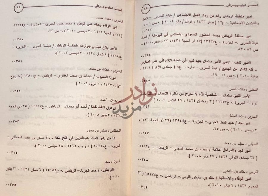 صفحة داخلية كتاب سلمان بن عبد العزيز ال سعود
