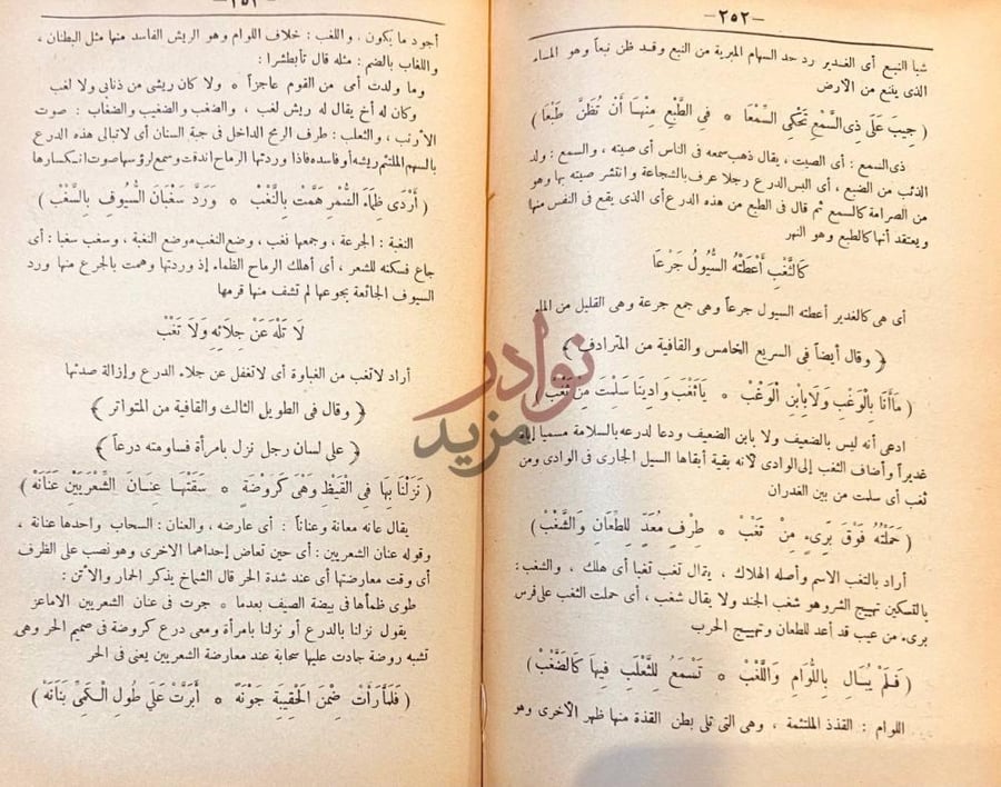 صفحة داخلية كتاب شرح التنوير على سقط الزند صورة 8