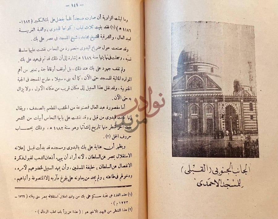 صفحة داخلية كتاب حياة السيد البدوى بحث في التاريخ والتصوف