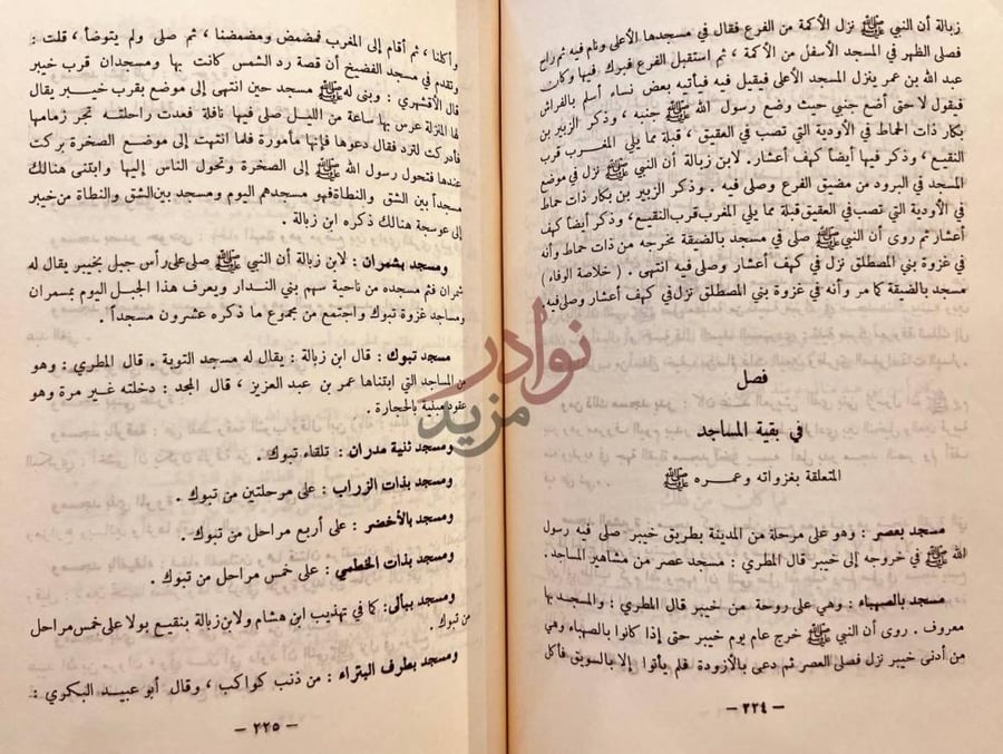 صفحة داخلية كتاب عمدة الاخبار في مدينة المختار