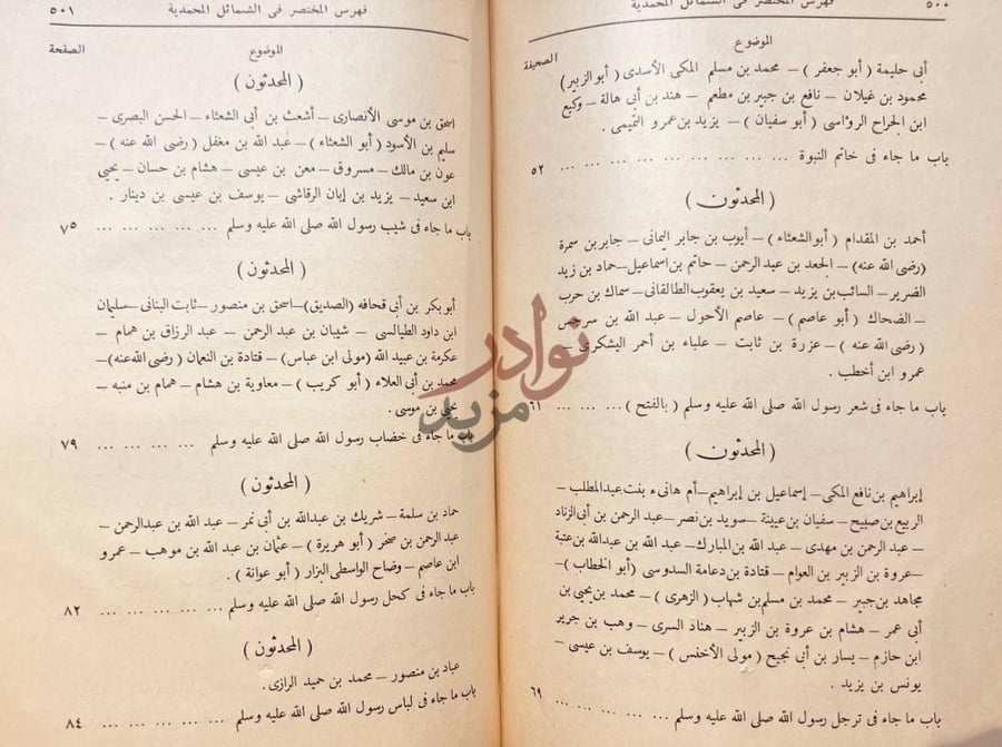 فهرس كتاب المختصر في الشمائل المحمدية وشرحها فهرس المختصر