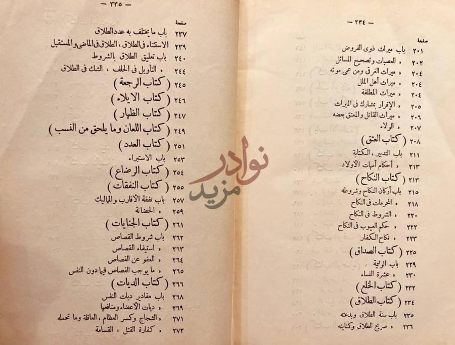 فهرس كتاب التنقيح المشبع في تحرير احكام المقنع في فقه الامام