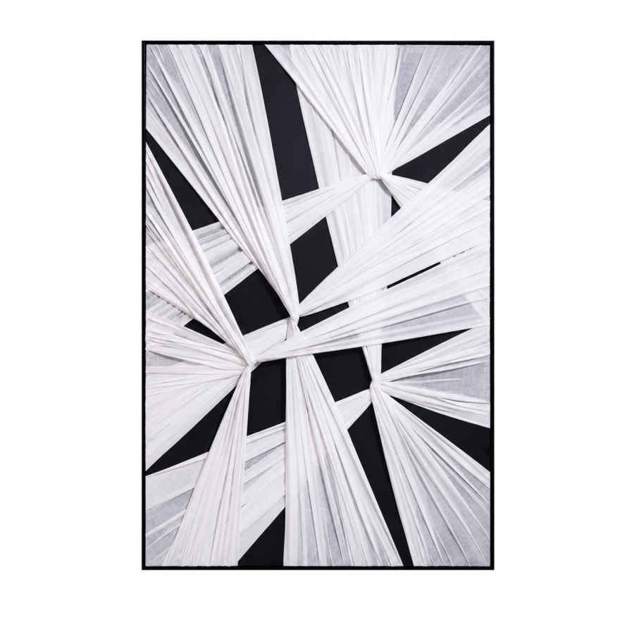 لوحة ديكور عصرية بإطار أسود مقاس 100 × 150 سم