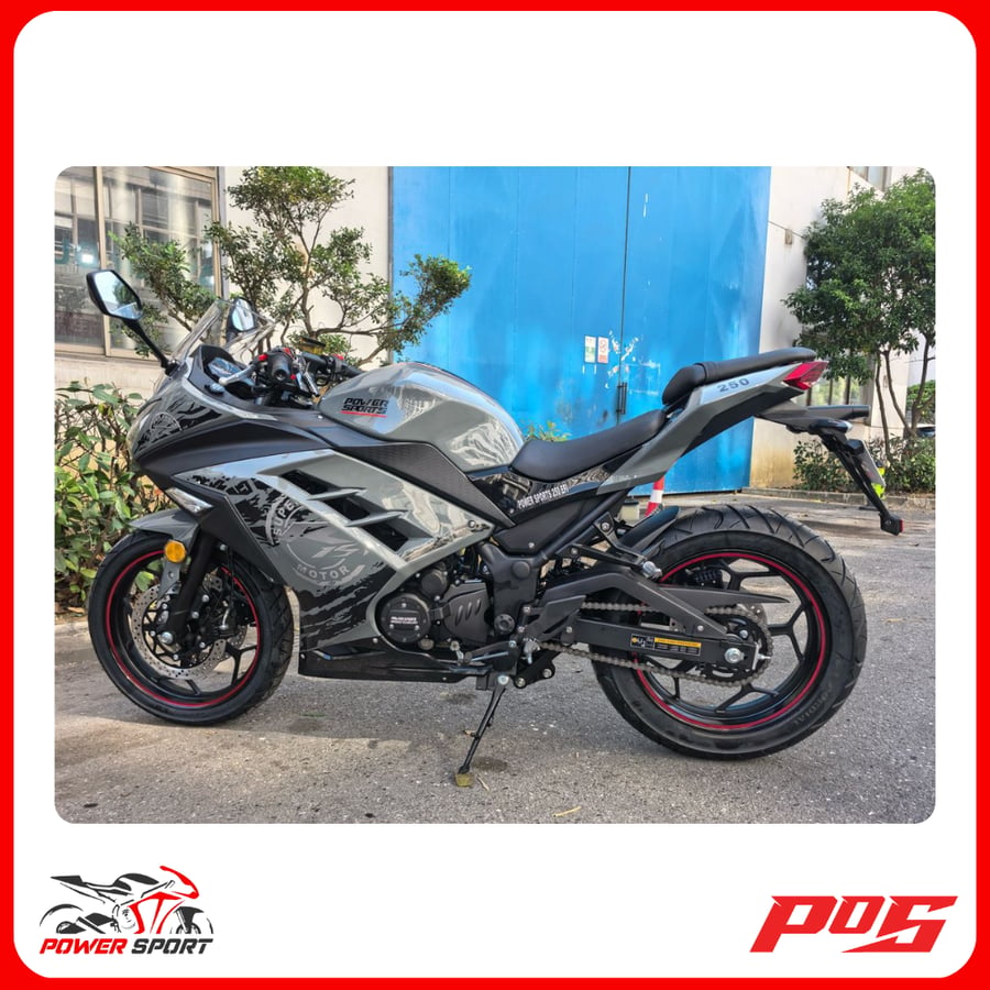 250CC Race Motorcycle, 2025 model, gray color