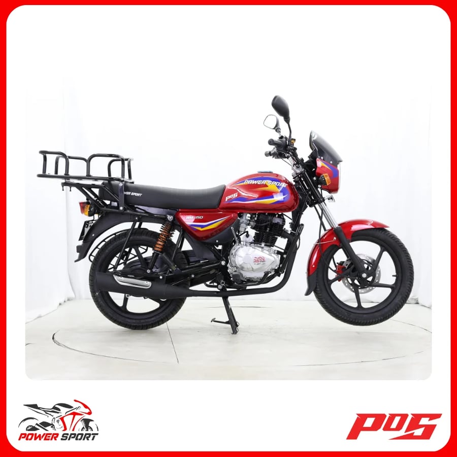 دراجة نارية بوكسر باورسبورت BM150cc 2026 لون أحمر BOXER