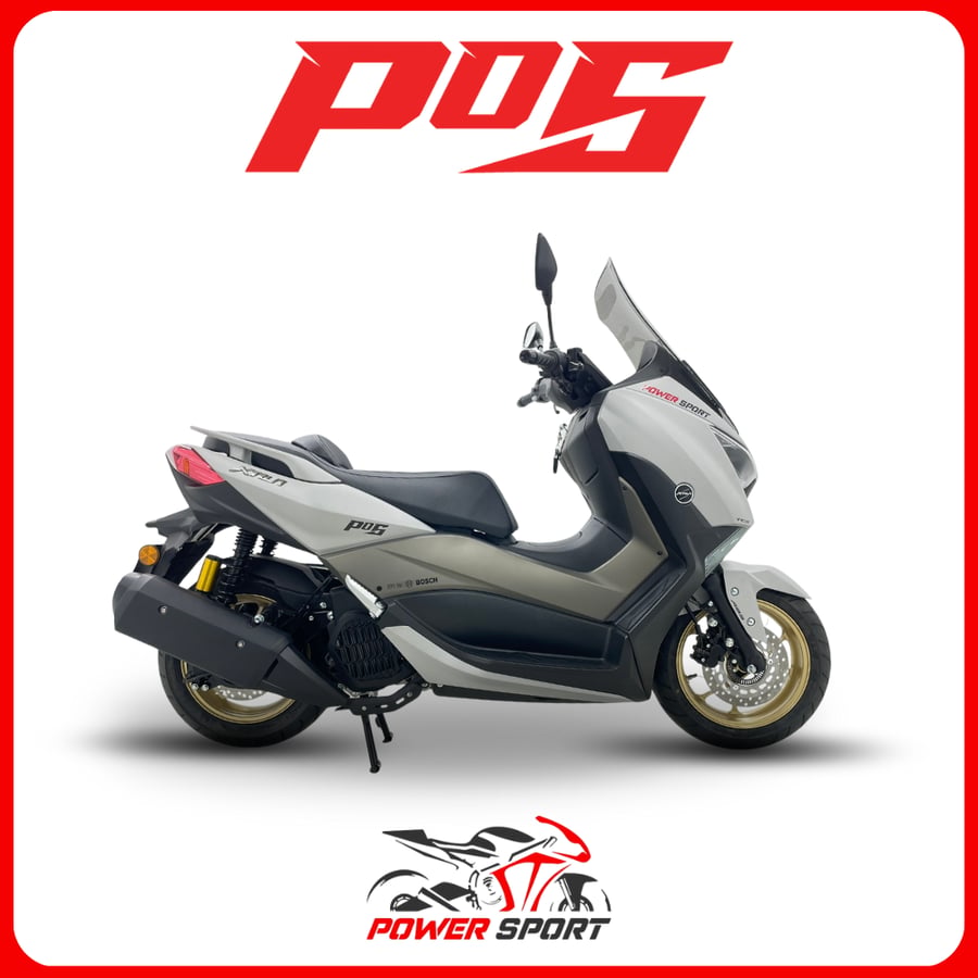 دراجة نارية باور سبورت اكس ماكس X-MAX 150cc - لون رمادي