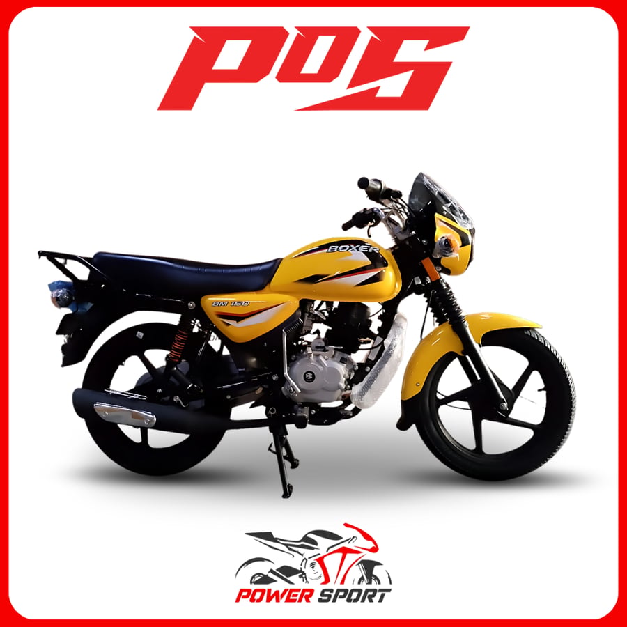دراجة نارية بوكسر هندي BM150cc لون اصفر BOXER