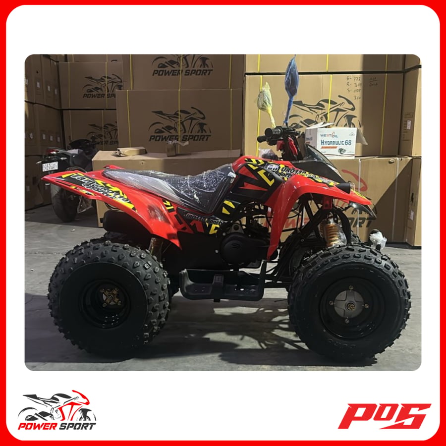 Ram Euro 110cc Taiwan 4-wheel motorcycle, white