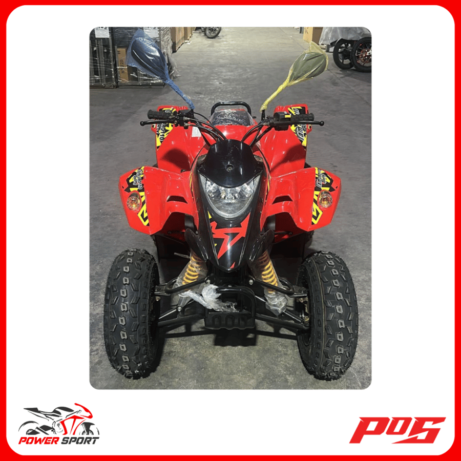 Ram Euro 110cc Taiwan 4-wheel motorcycle, white