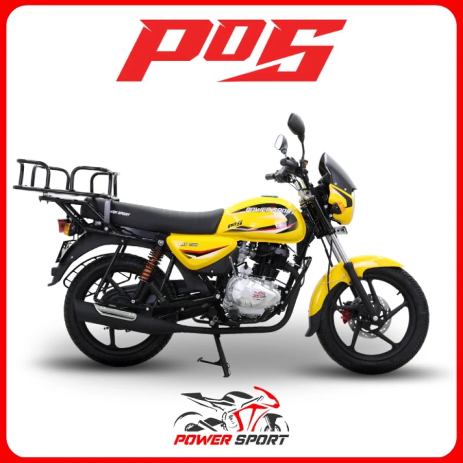دراجة نارية بوكسر باورسبورت BM150cc 2026 لون اصفر BOXER