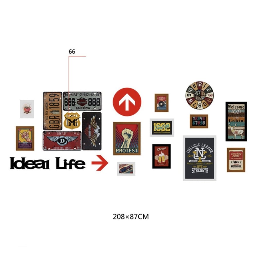 لوحات جدارية ، Real life