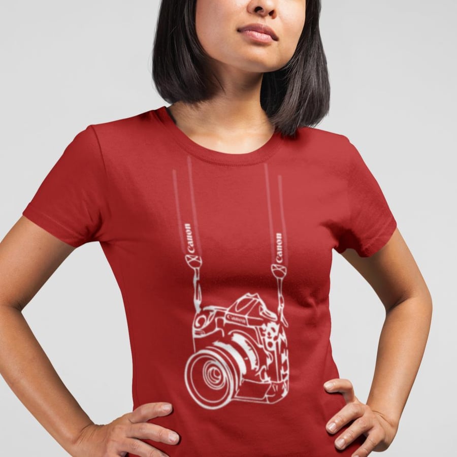 تي شيرت T-Shirt Camera