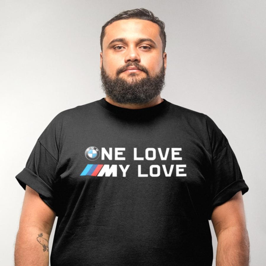 تي شيرت مقاس كبير بي ام دبليو T-Shirt Big Size BMW