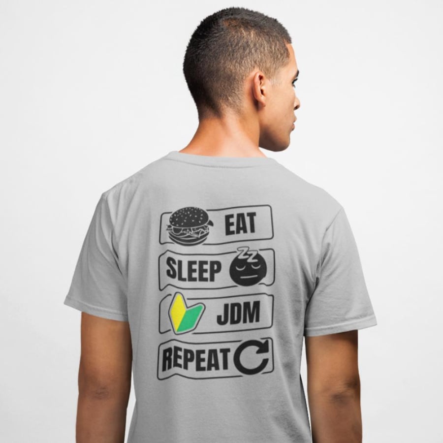 تي شيرت T-Shirt Eat | Sleep | Jdm