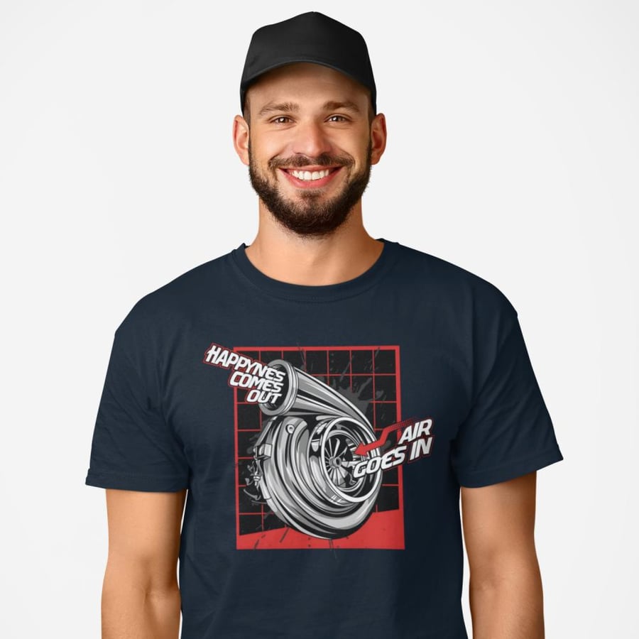 تي شيرت T-Shirt Happiness comes out
