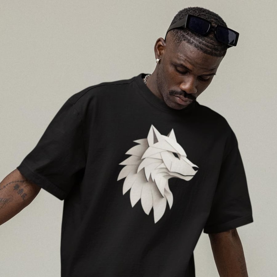 تي شيرت اوفر سايز Oversize T-Shirt Wolf