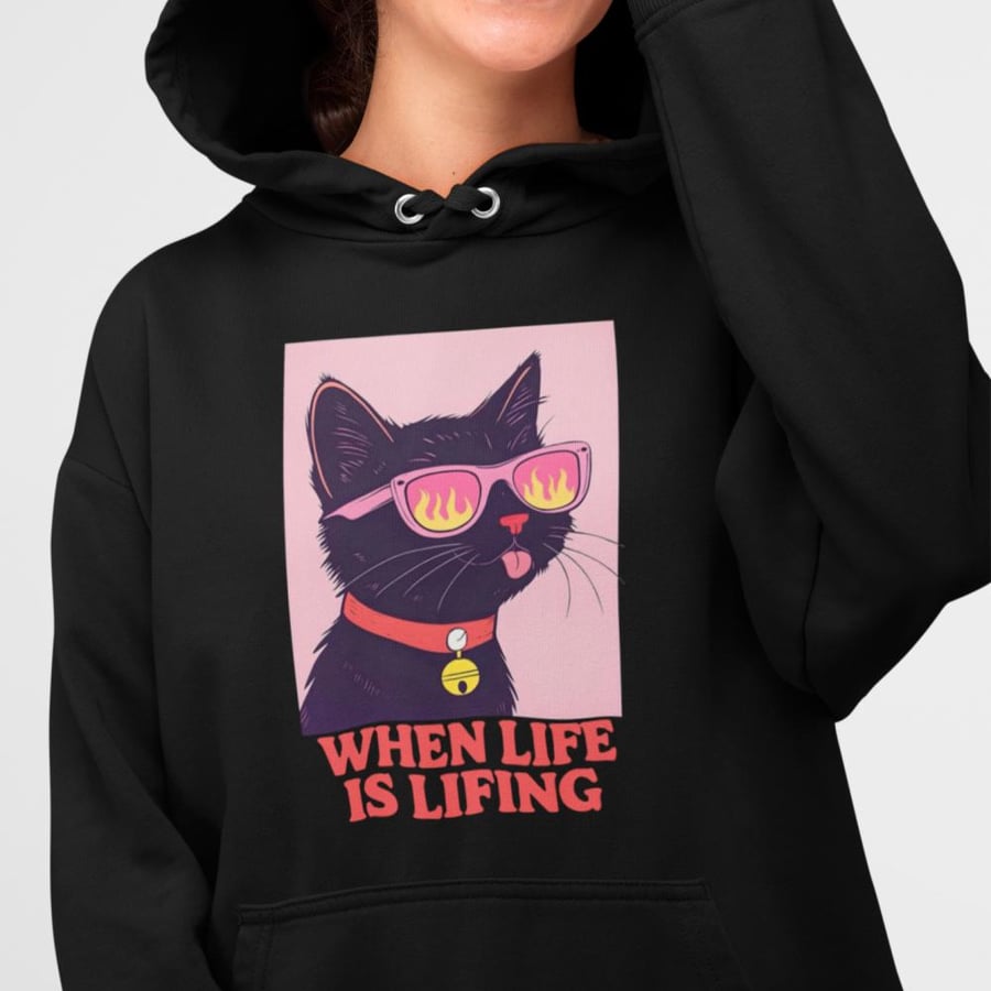 بلوفر Hoodie When Life Is Lifing