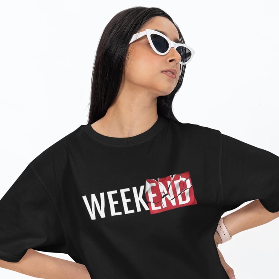 تي شيرت اوفر سايز Oversize T-Shirt Weekend