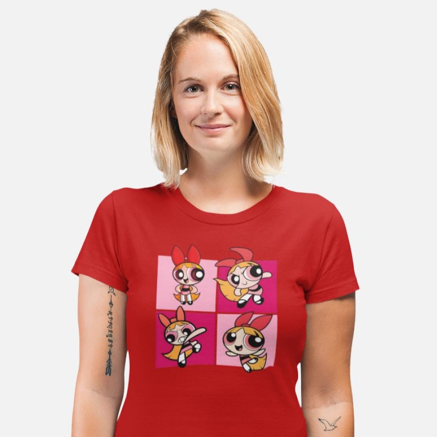 تي شيرت T-Shirt The Powerpuff Girls