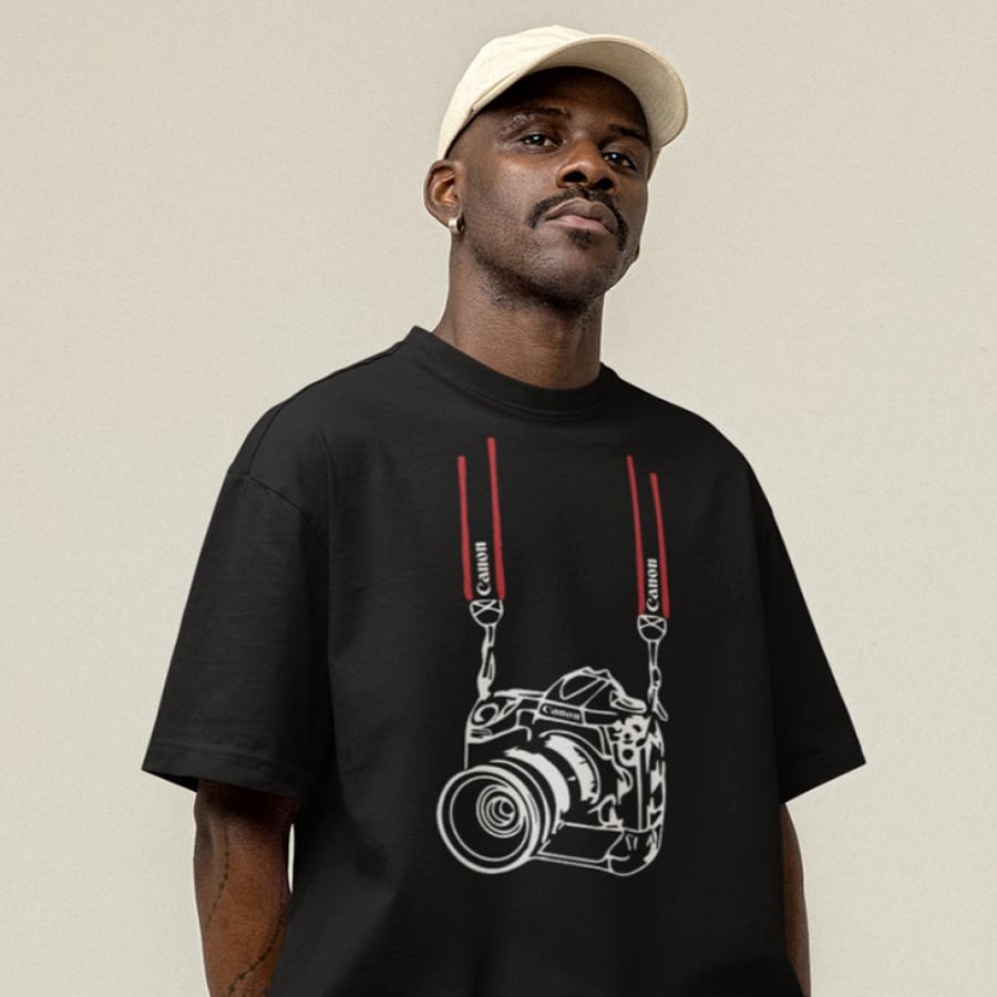 تي شيرت اوفر سايز Oversize T-Shirt Camera