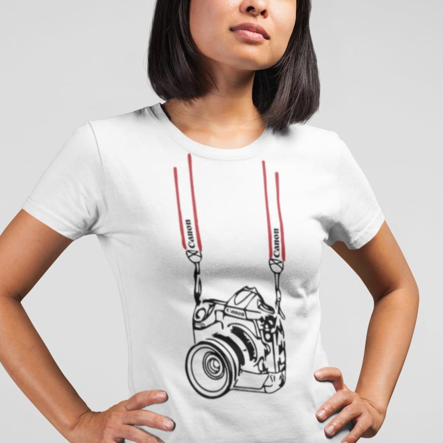 تي شيرت T-Shirt Camera
