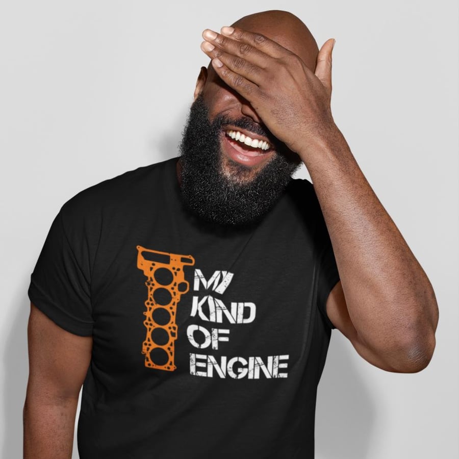 تي شيرت مقاس كبير T-Shirt Big Size My Kind Of Engine