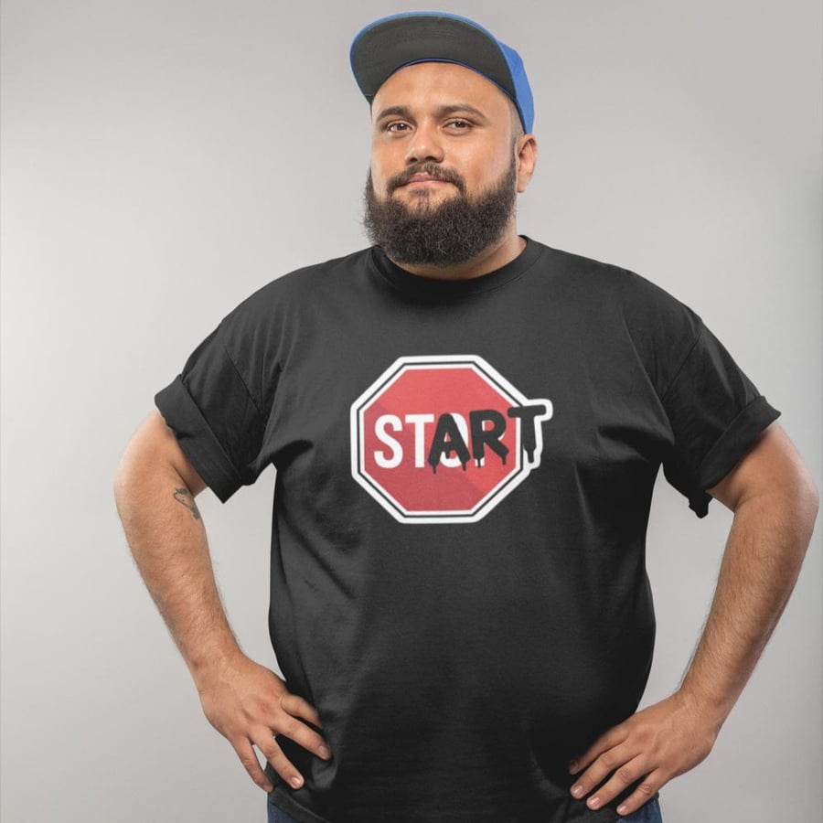 تي شيرت مقاس كبير T-Shirt Big Size START