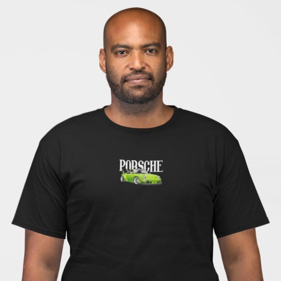 تي شيرت مقاس كبير بورش T-Shirt Big Size Porsche 911
