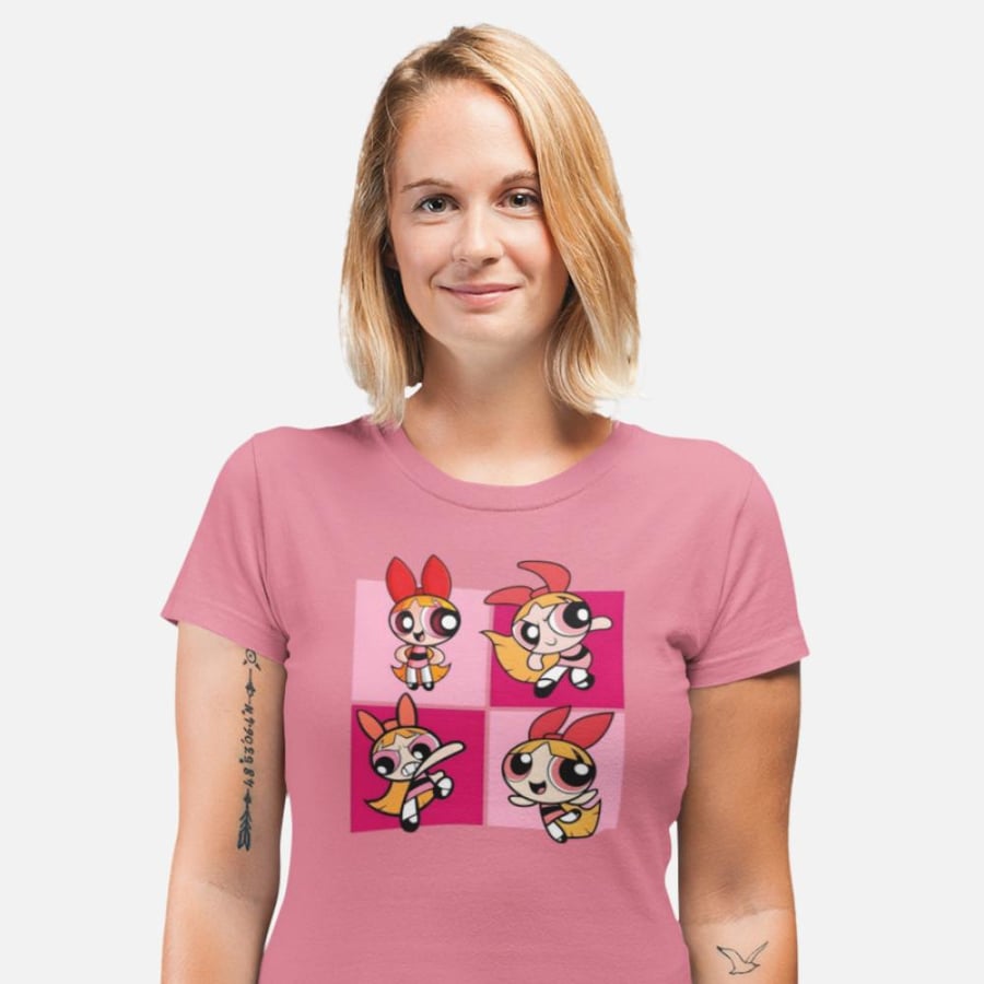 تي شيرت T-Shirt The Powerpuff Girls