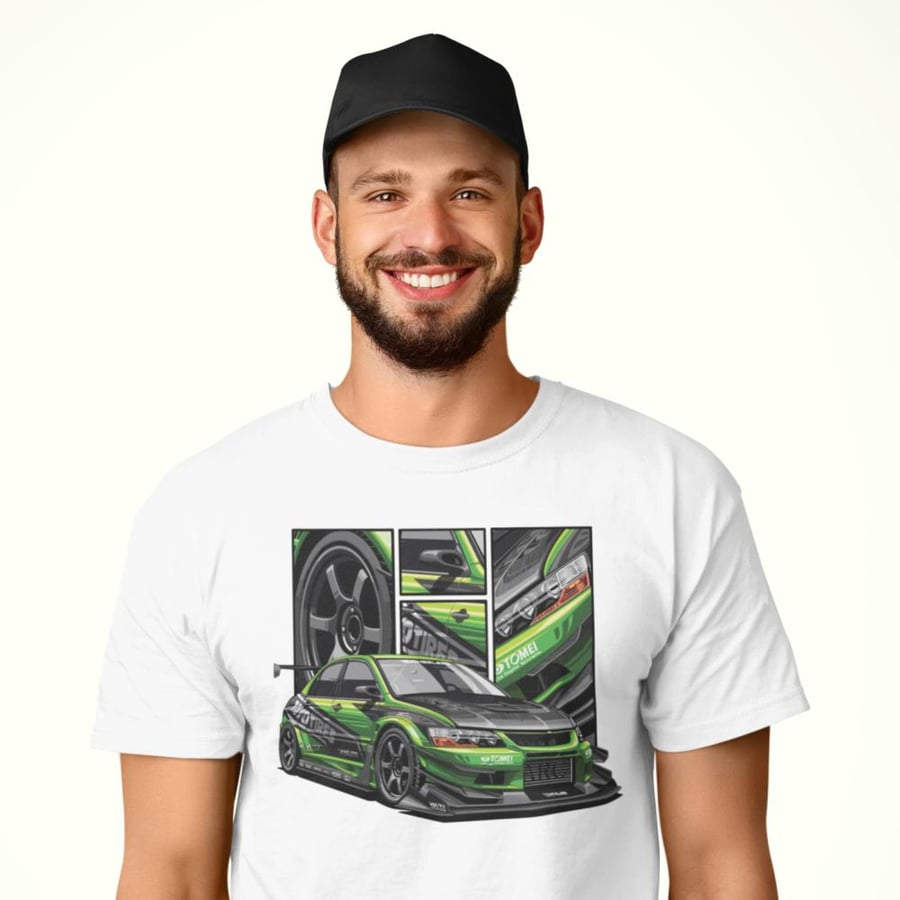 تي شيرت ميتسوبيشي لانسر ايفو T-Shirt Mitsubishi Lancer Evolution