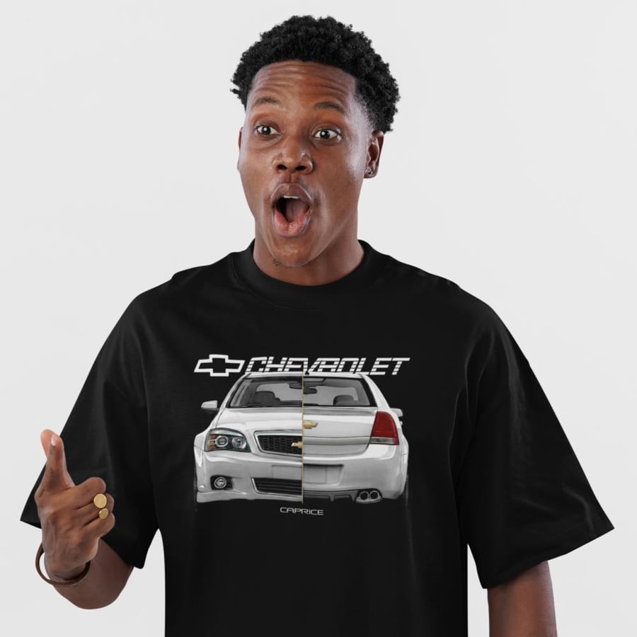 تي شيرت اوفر سايز شفروليه كابرس Oversize T-Shirt Chevrolet Caprice LS2