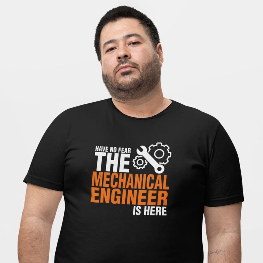 تي شيرت مقاس كبير T-Shirt Big Size Mechanical Engineer