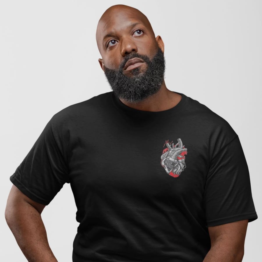تي شيرت مقاس كبير T-Shirt Big Size Mechanical Heart