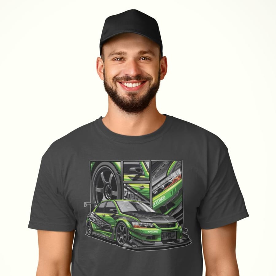 تي شيرت ميتسوبيشي لانسر ايفو T-Shirt Mitsubishi Lancer Evolution