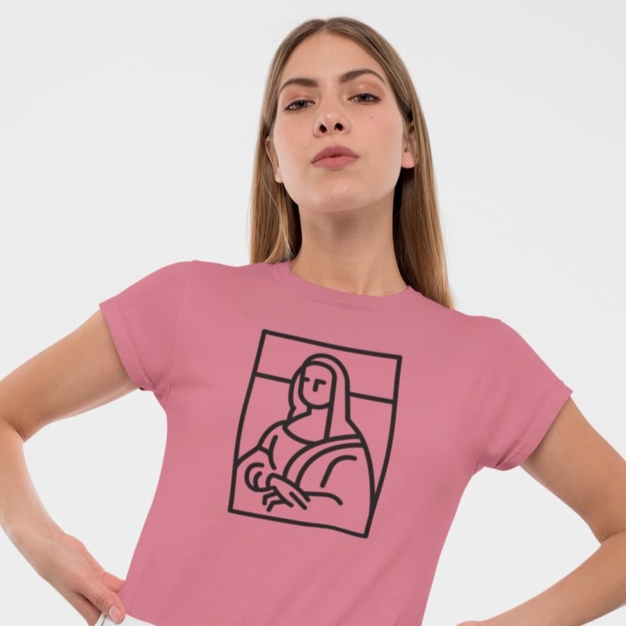 تي شيرت T-Shirt Mona Lisa