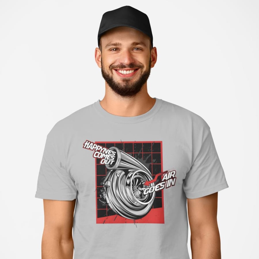تي شيرت T-Shirt Happiness comes out