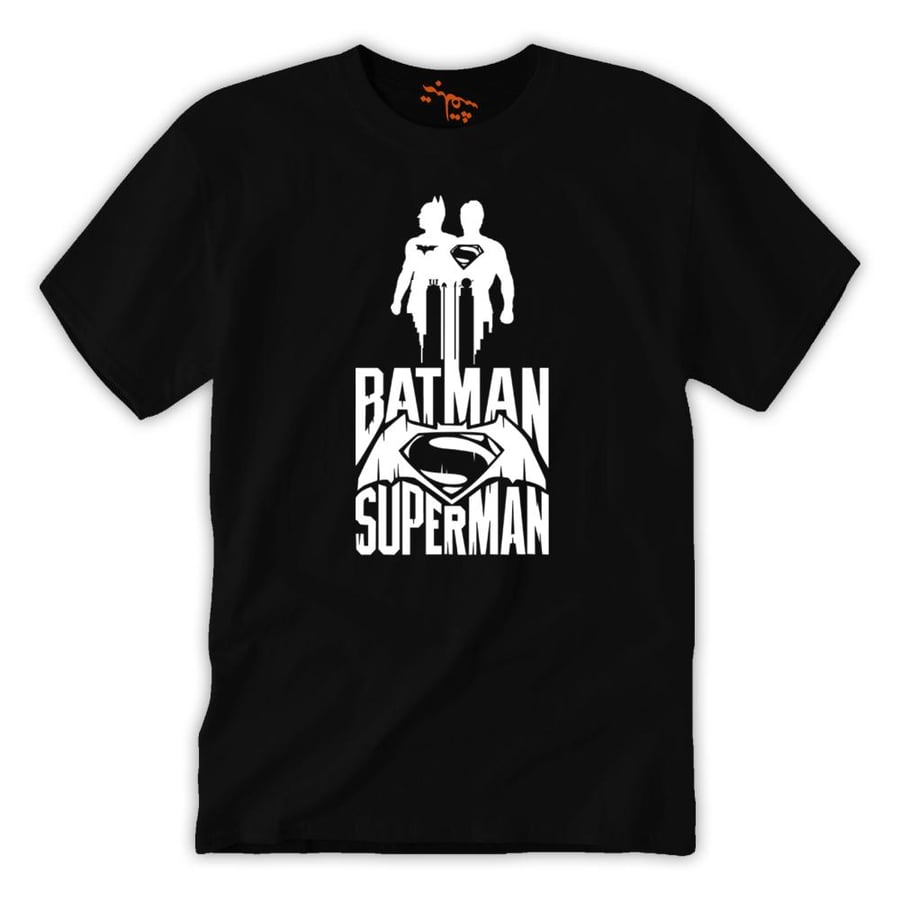 تي شيرت مقاس كبير T-Shirt Big Size Batman | Superman