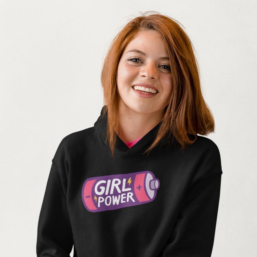 بلوفر Hoodie Girl Power