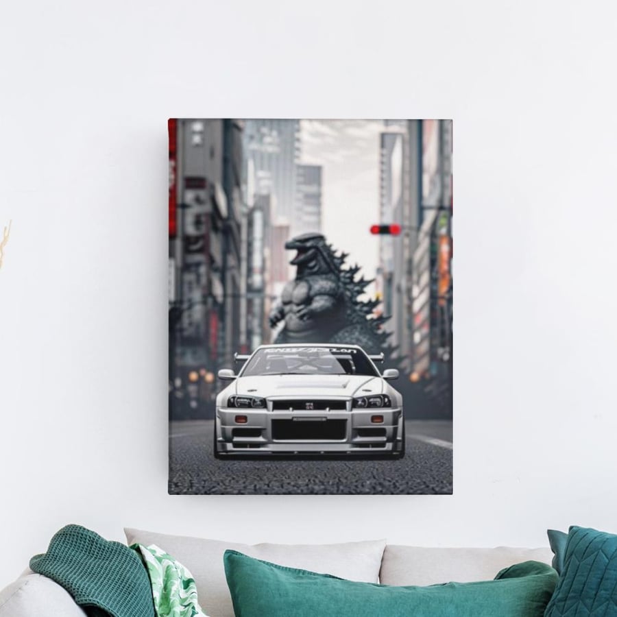 Nissan Skyline - لوحة جدارية
