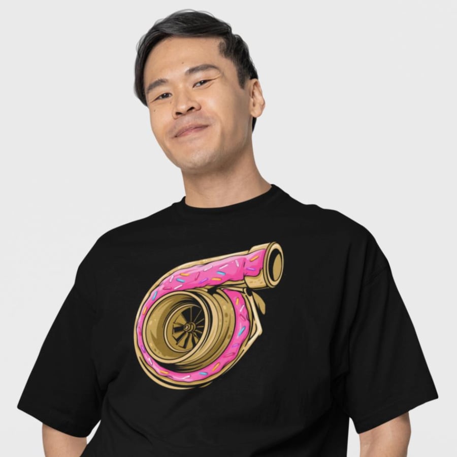تي شيرت اوفر سايز Oversize T-Shirt Donut Turbo