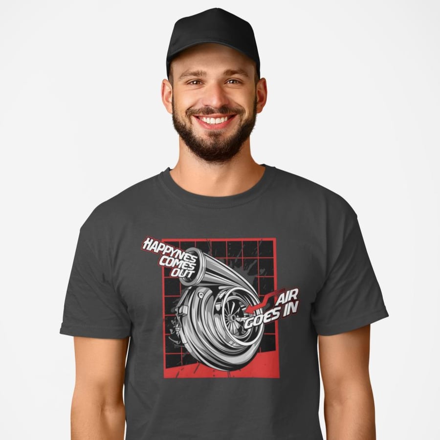 تي شيرت T-Shirt Happiness comes out