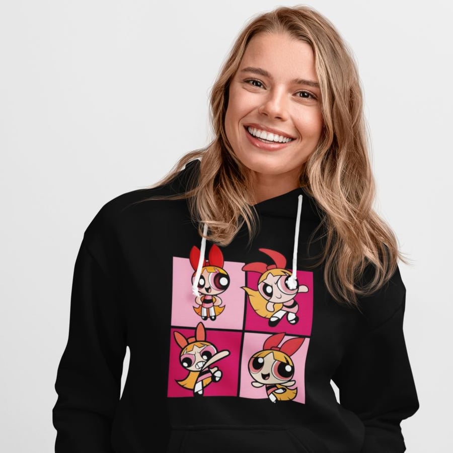 بلوفر Hoodie Powerpuff Girls