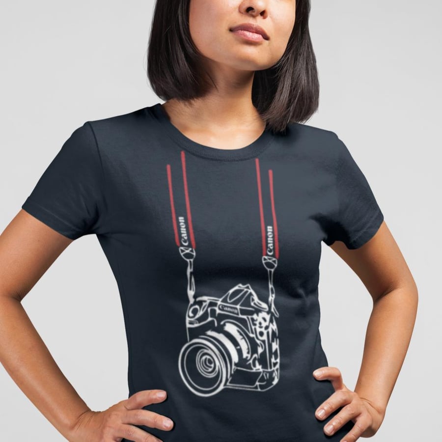 تي شيرت T-Shirt Camera