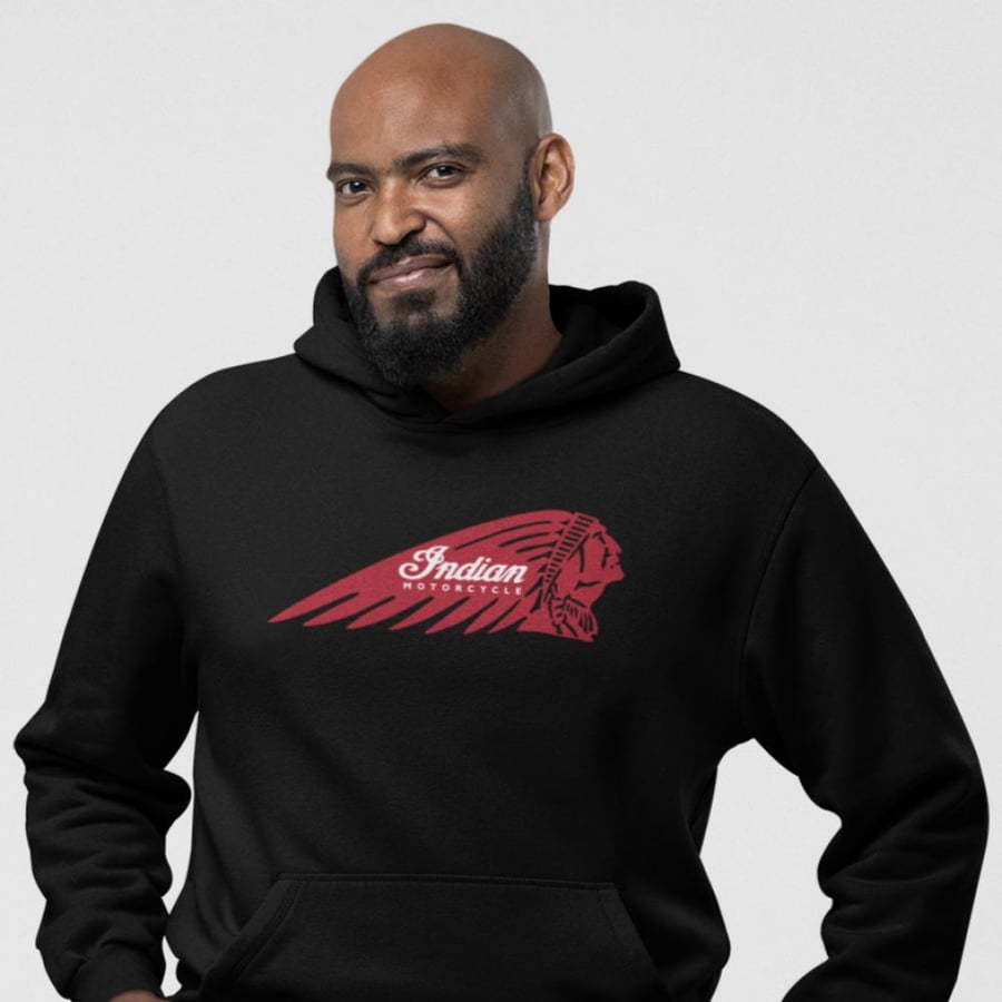 بلوفر مقاس كبير Hoodie Big Size Indian Motorcycle