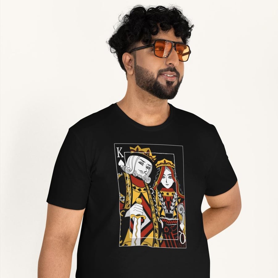 تي شيرت مقاس كبير T-Shirt Big Size King & Queen