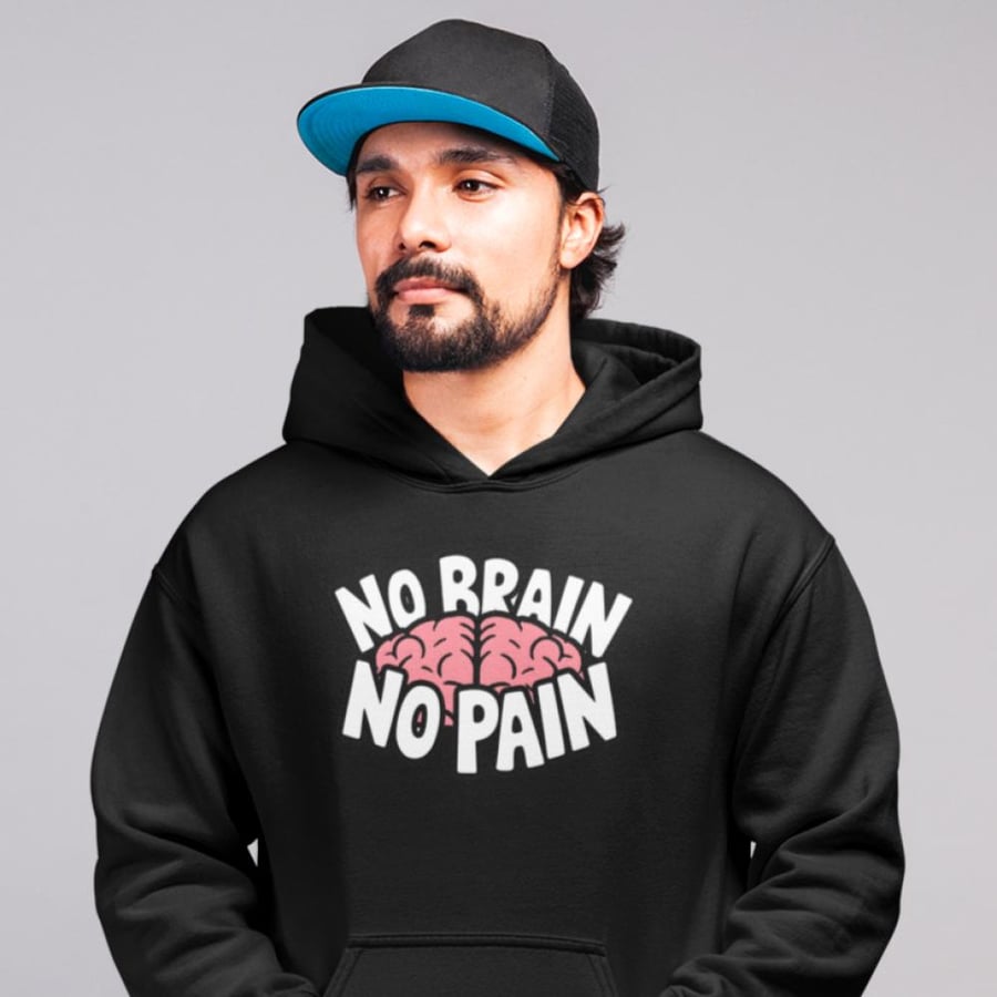 بلوفر Hoodie No Brain No Pain