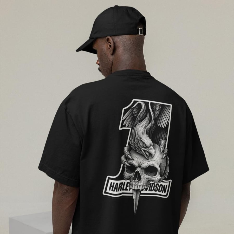 تي شيرت اوفر سايز هارلي ديفيدسون Oversize T-Shirt Harley Davidson